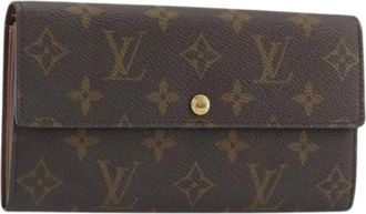 Louis Vuitton Pre-owned Long Wallet - Dames - Vintage Accessoires - Bruin - ONE Size - Vintage