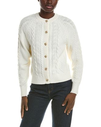 525 america Raglan Cable Cardigan