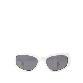 Jacquemus Sunglasses, unisex, White, Size: ONE SIZE Chic Acetate Sunglasses