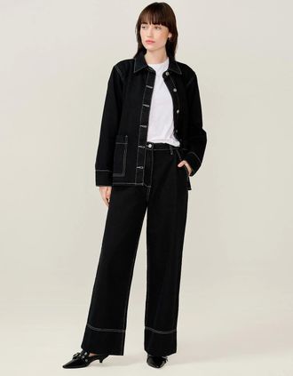 Omnes Womens Portland Jean in Black - Size: 10