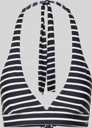 Marc O'Polo Bikini-Oberteil mit Neckholder Modell ESSENTIALS TRIANGLE TOP in Dunkelblau, Gr&ouml;&szlig;e XL