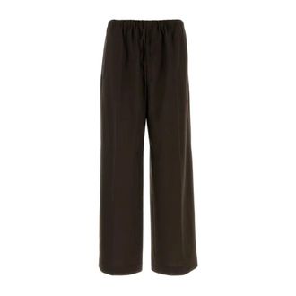 HUGO BOSS Hugo, Wide Trousers, male, Brown, Size: S Trousers-DS-262 DB
