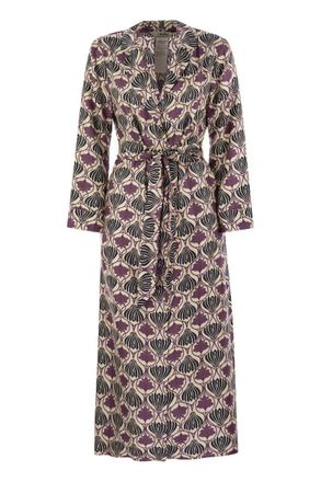 Max Mara Albert - Printed Silk Kaftan Dress