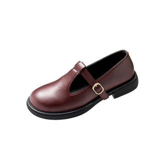 Generic Ladies Loafers Wide Fit Comfortable Shoes Round Toe Solid Color Stylish Flat Low Heel Lightweight Casual Walking Shoes Work Leisure