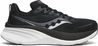 Saucony Mens Hurricane 24 Running Shoes In Black/carbon