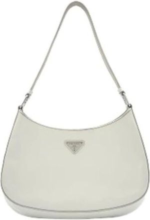Prada Pre-owned Vintage Schoudertas - Dames - Vintage Schoudertas - Wit - ONE Size - Leer - Vintage