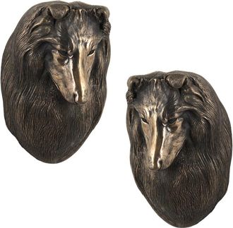 OEM Perro Pastor Escoc&eacute;s: Estatuilla De Perro, Busto Colgante, Decoraci&oacute;n &Uacute;nica Para Un Amante De Los Perros De Art-dog