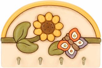 Thun Appendichiavi con 4 ganci in ceramica Country