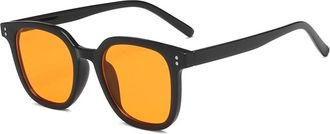 Generic Mens Vacation Outdoor Sunglasses Driver Womens Sports Sun Glasses(Orange)