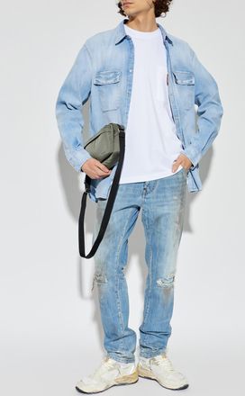 Dsquared2 T-shirt With Pocket, Mens, White