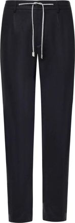 Eleventy Slim-fit Broeken - Heren - Slim Fit Broeken - Blauw - W36 - Broeken