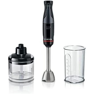 Bosch Batidora De Mano, Ergomaster Serie 4, Motor De 1000 Vatios, Control Din&aacute;mico De Velocidad, Sistema Quattroblade, Accesorios Incluidos, Msm4b620