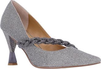 J. Reneé Nyomee Womens Shoes Pewter : 10.5 M (B), Textile