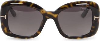Tom Ford Sandra-02 Zonnebril - Heren - Zonnebrillen - Bruin - ONE Size - Accessoires