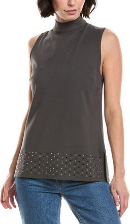 Vince Camuto Mock Neck Sleeveless Tunic