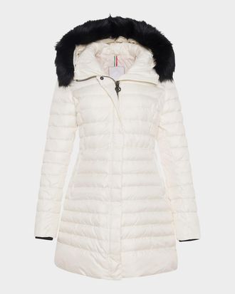 Gorski Down Apres-Ski Jacket with Detachable Toscana Lamb Hood Trim
