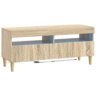 vidaXL Mueble De Tv Led Roble Sonoma Madera De Ingenier&iacute;a Vidaxl