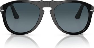 Persol Sunglasses Po0649 95/S3 Black/Blue Gradient Unisex Polarized