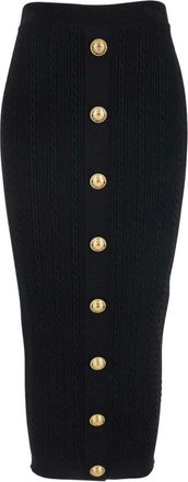 Balmain Mujer, Faldas, Negro, Talla: M