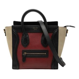 Celine Pre-owned Nano Luggage Tote - Dames - Vintage Handtas - Veelkleurig - ONE Size - Leer - Vintage