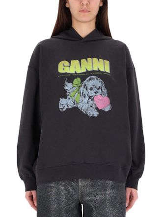 Ganni Puppy Sweatshirt