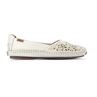 Pikolinos Jerez - Dames - Loafers - Wit - 42 EU - Leer - Schoenen