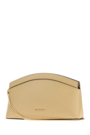 Michael Kors Dome Clutch - Beige