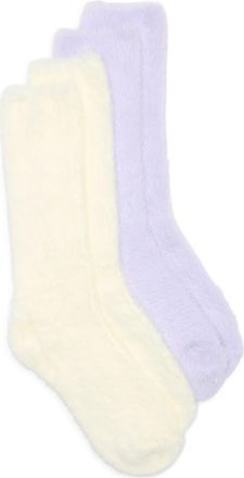 Honeydew Intimates Cloud Heaven 2-Pack Crew Socks in Lavender Ice at Nordstrom