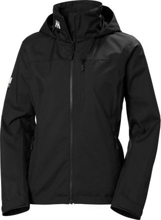 Helly Hansen Crew Hooded Jacket 2.0 Regenjacke f&uuml;r Damen | schwarz