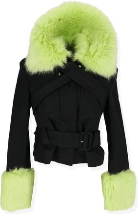 Off-white Off White Womens Green/Black Dress