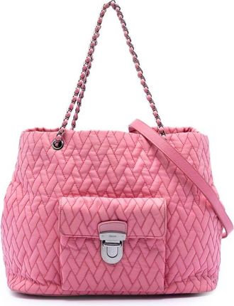 Prada Pre-owned Prada Impuntu Tessuto Chain Tote Ladies 4JUUGKI5LAH1MHGY