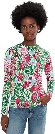 Lilly Pulitzer Salima Sweater Womens Sweater Glowing Gardens : XXS, Cotton/Viscose