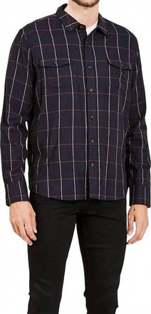 Paige Everett Button Shirt In Black Sunset
