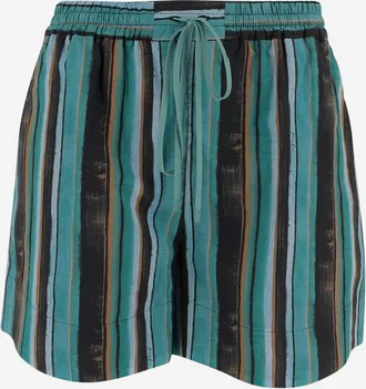 Pinko Pinko Baumwollshorts mit Streifenmuster