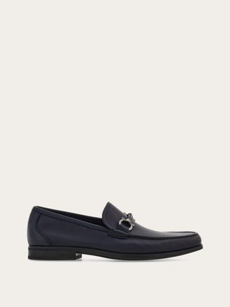 Ferragamo Men Gancini ornament loafer Blue Size 10.5