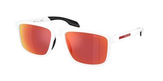 Prada PS C01S 28U91D Mens Sunglasses White Size 55