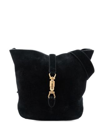Gucci 2016-2025 Suede Soft Jackie bucket bag - Nero