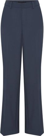 C.Ro Wijde Pijpen Broek - Dames - Wijde Broeken - Blauw - XL - Broeken