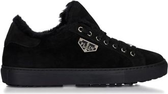 Philipp Plein logo-plaque sneakers - Black