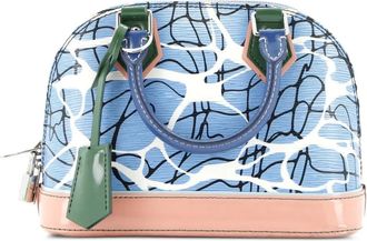 Louis Vuitton Alma Handbag Limited Edition Print Epi Leather BB satchel - Blauw