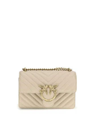 Pinko Love Shoulder Bag - Beige