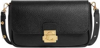 Coccinelle C-Me Lock Mini - Dames - Schoudertassen - Zwart - ONE Size - Leer - Tassen