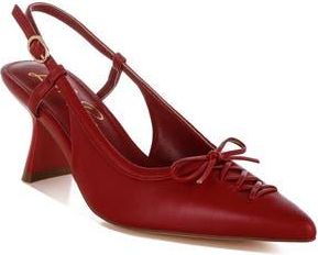 London Rag Danvers Pointed Toe Slingback Pump in Red at Nordstrom Rack, Size 7.5
