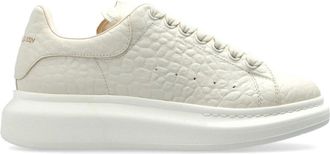 Alexander McQueen Oversized Sneaker - Heren - Sneakers - Beige - 41 1/2 EU - Leer - Schoenen