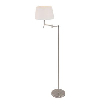 Steinhauer Steinhauer - Mexlite - L&aacute;mpara De Pie - Bella - Acero - Metal Tejido - L&aacute;mpara