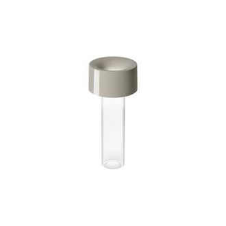 FOSCARINI Wireless rechargeable lamp Fleur - White - Borosilicated glass - Designer Rodolfo Dordoni