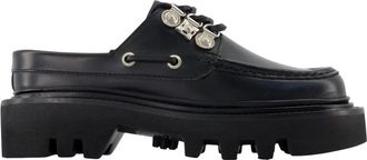 Toga Archives Aj 1485 Slides - Dames - Slip ons - Zwart - 37 EU - Leer - Schoenen