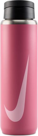 Nike Recharge Stainless Steel Straw Bottle (24 oz) in Pink | N1013795-645