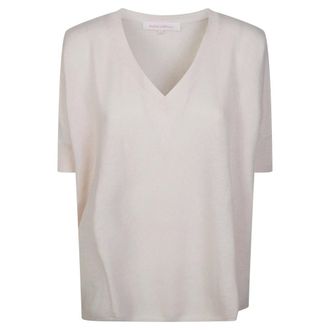 Absolut Cashmere Cashmere Knitwear, female, Gray, Size: M Kate Scollo V MM Cashmere