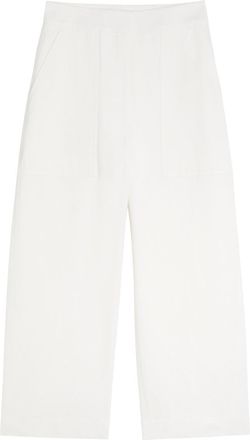 STUDIO NICHOLSON Twist Straight-leg Cotton Trousers - Off White - 10 (UK10 / S)